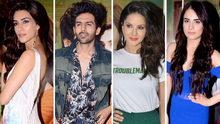 Luka Chuppi team celebrating the success of the film