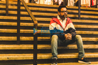on the sets of the movie Pagalpanti