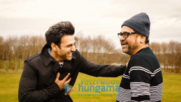 on the sets of the movie Pagalpanti