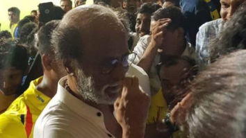 Rajinikanth comes to support Chennai Super Kings at IPL 2019 and fans go crazy to see their Thalaiva at the stadium