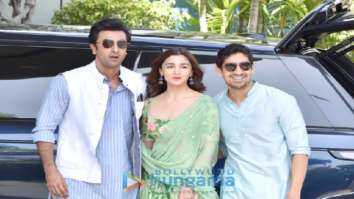 Ranbir Kapoor, Alia Bhatt and Ayan Mukerji snapped at the airport