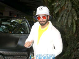 Ranveer Singh spotted at outside a dubbing studio