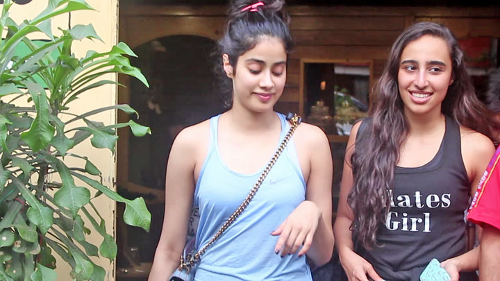 SPOTTED: Janhvi Kapoor at Farmers’ Café, Bandra