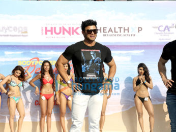 Sahil Khan at the glamorous fitness event 'Body Power Beach Body' in Goa
