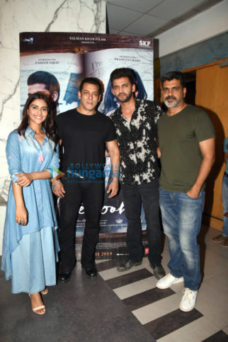 Salman Khan, Pranutan Bahl, Zaheer Iqbal, Kajol and others grace the special screening of ‘Notebook’ at Sunny Super Sound in Juhu