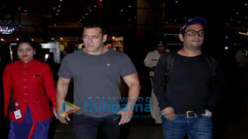 Salman Khan and Huma Qureshi snapped at the airport