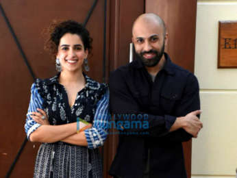 Sanya Malhotra and Ritesh Batra snapped during Photograph press meet