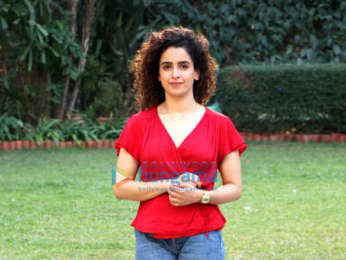 Sanya Malhotra snapped at the promotions of her film Photograph