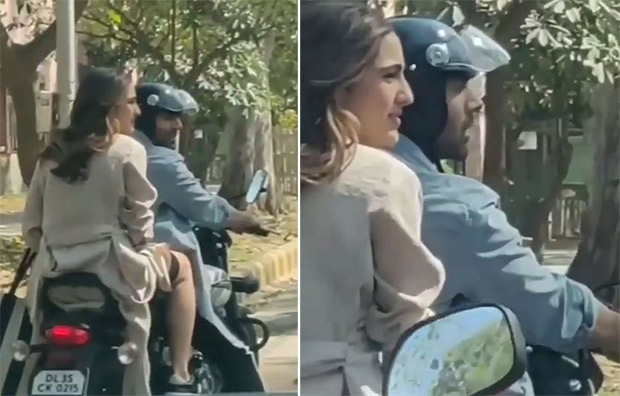 WATCH: Sara Ali Khan and Kartik Aaryan showcase their cute chemistry during this BIKE RIDE on the sets of Love Aaj Kal 2 WATCH: Sara Ali Khan and Kartik Aaryan showcase their cute chemistry during this BIKE RIDE on the sets of Love Aaj Kal 2
