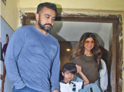 Shilpa Shetty SPOTTED with family at PVR, Juhu