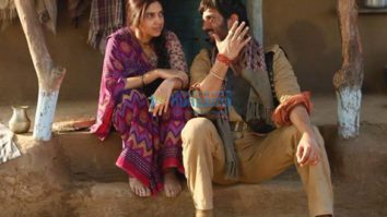 on the sets of the movie Sonchiriya