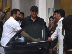 Sunny Deol, Monish Behl, Pranutan Bahl and Zaheer Iqbal spotted at Sunny Super Sound