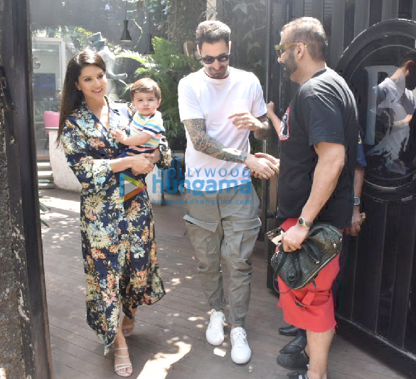 sunny leone and daniel webber snapped in juhu 2