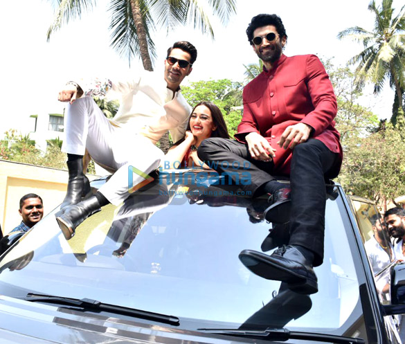 team of kalank snapped at the teaser launch at pvr juhu 5