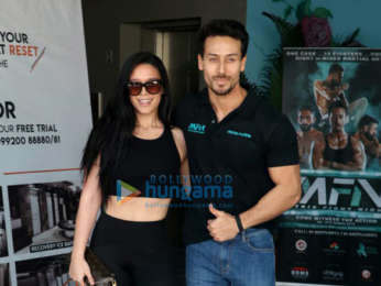 Tiger Shroff and Krishna Shroff promote Matrix Fight Night at MMA Matrix in Bandra