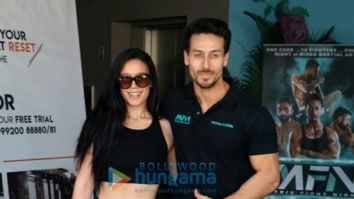 Tiger Shroff and Krishna Shroff promote Matrix Fight Night at MMA Matrix in Bandra