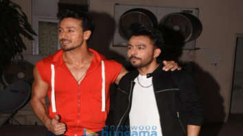 Tiger Shroff and Tony Kakkar spotted at Mehboob Studio in Bandra