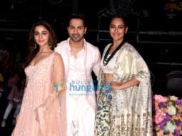 Varun Dhawan, Alia Bhatt and Sonakshi Sinha snapped promoting ‘Kalank’ on sets of Super Dancer Chapter 3
