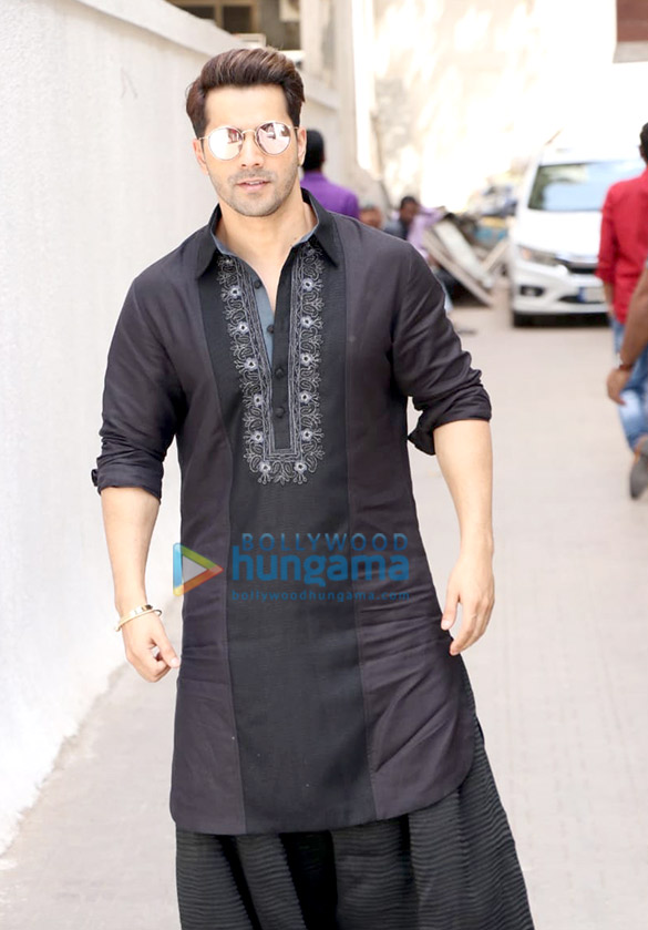 varun dhawan and alia bhatt snapped at the song launch of first class from kalank 2