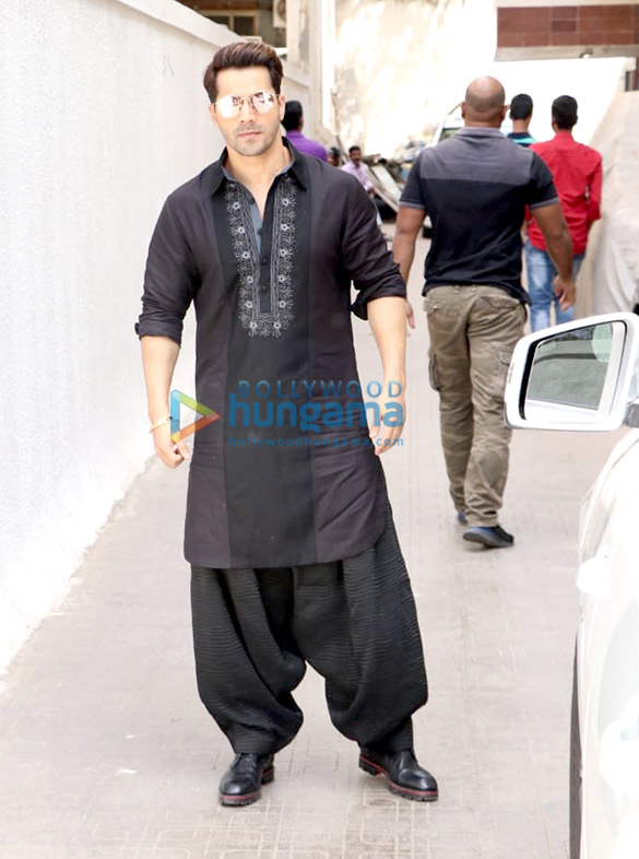 varun dhawan and alia bhatt snapped at the song launch of first class from kalank 5