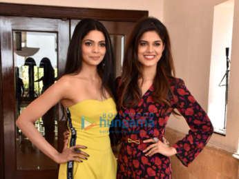 Vidyut Jammwal, Pooja Sawant and Asha Bhatt snapped during Junglee promotions
