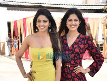 Vidyut Jammwal, Pooja Sawant and Asha Bhatt snapped during Junglee promotions