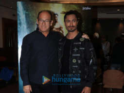 Vidyut Jammwal and Hollywood Director Chuck Russell snapped at Raheja Classique Club, Andheri West while promoting Junglee