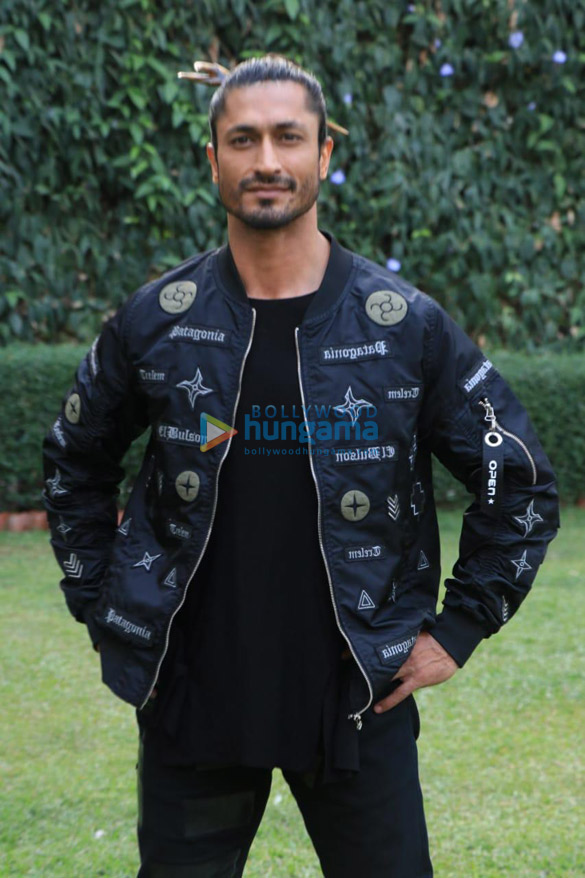 vidyut jammwal and hollywood director chuck russell snapped at raheja classique club andheri west while promoting junglee 4