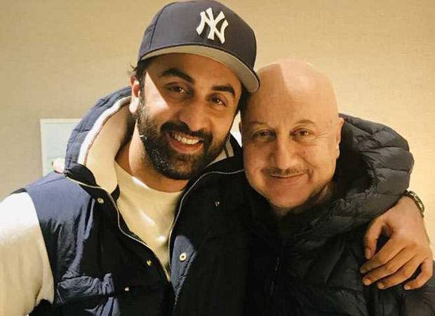 Ranbir Kapoor catches up with his on screen dad Anupam Kher in New York (see pics)