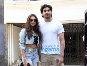 Ahan Shetty and Tara Sutaria spotted in Bandra