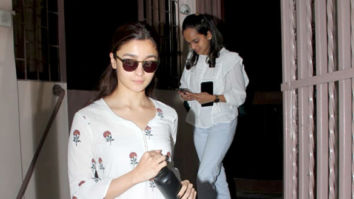 Alia Bhatt spotted at a dubbing studio in Bandra