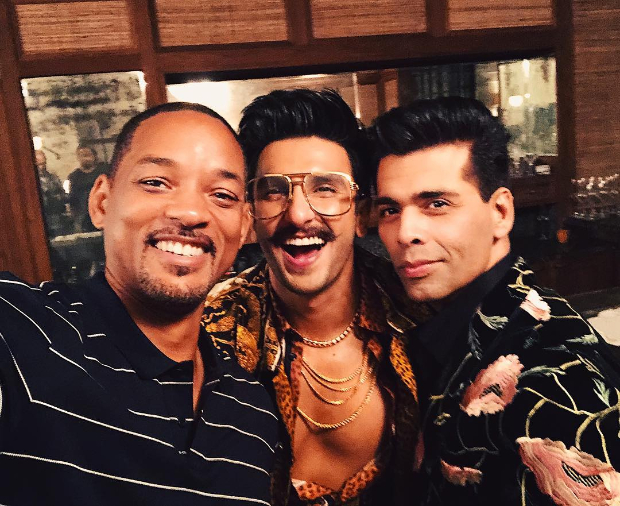 Bucket List: Will Smith gets Bollywood lessons from Ranveer Singh and Karan Johar, dances on recreated version of 'Radha' song in Student Of The Year 2 