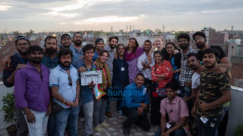 on the sets of the movie Chhapaak