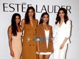 Diana Penty snapped at Estee Lauder