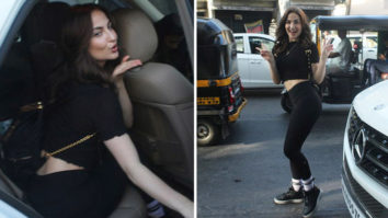 Elli AvRam Spotted at Nateshwar Bhavan, Khar