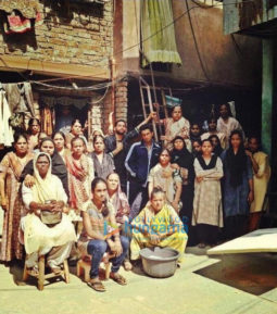 on the sets of the movie Gully Boy