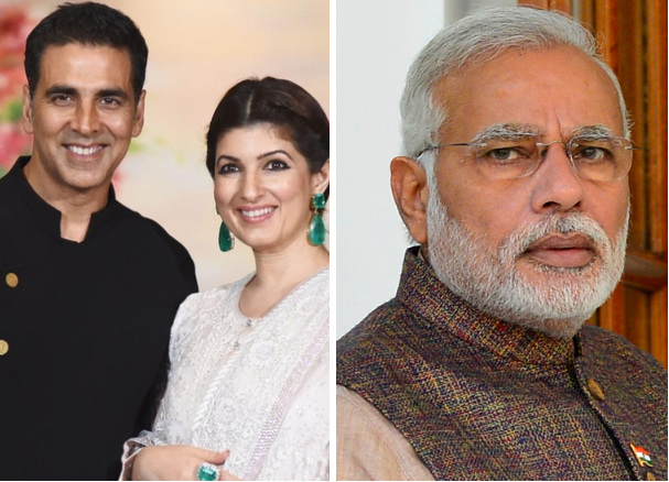 Here's how Twinkle Khanna responded when PM Narendra Modi addressed Akshay Kumar about her criticism towards him 