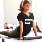 Jacqueline Fernandez attempting a headstand and backflip is all the Monday motivation you need to get yourself to the gym!