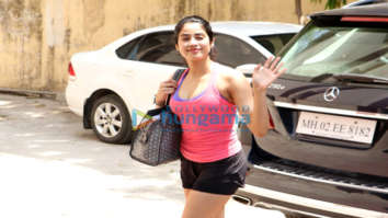 Janhvi Kapoor snapped at the gym