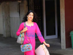 Janhvi Kapoor snapped at the gym