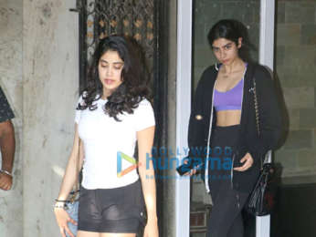 Janhvi Kapoor and Khushi Kapoor spotted at the gym
