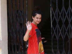 Kangana Ranaut snapped in Mumbai