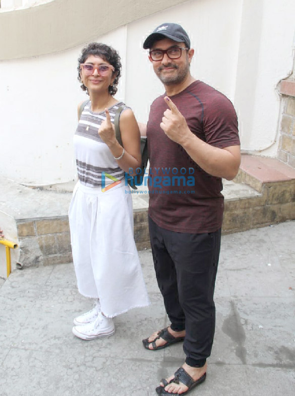 Lok Sabha Elections 2019: Aamir Khan, Priyanka Chopra, Ajay Devgn, among others cast their votes Lok Sabha Elections 2019: Aamir Khan, Priyanka Chopra, Ajay Devgn, among others cast their votes