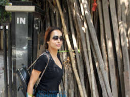 Malaika Arora spotted outside the gym