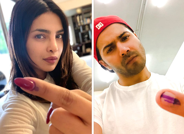 From Priyanka Chopra to Raveena Tandon, Varun Dhawan to Arjun Rampal, here is the list of Bollywood celebrities who have cast their votes! 