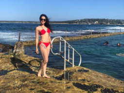 Nushrat Bharucha sizzles in red bikini during her Australian vacation