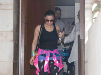 Preity Zinta snapped at Zoya Akhtar's home in Bandra