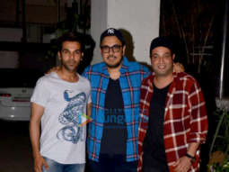 Rajkummar Rao, Dinesh Vijan and Varun Sharma spotted at Maddock Films’ office