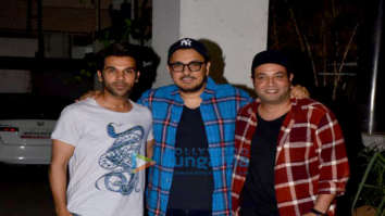 Rajkummar Rao, Dinesh Vijan and Varun Sharma spotted at Maddock Films’ office