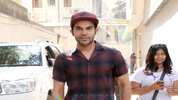 Rajkummar Rao spotted at Ramesh S Taurani’s office in Khar